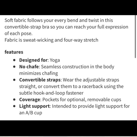 NWT Lululemon Ebb to street bra A/B Wash - Picture 10 of 10